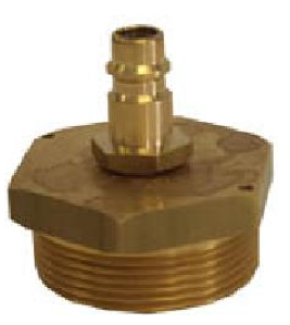 BOUCHON LAITON 6 PANS M10/32 JPC AVEC PRISE D'ESSAI + BOUCHON PLASTIQUE