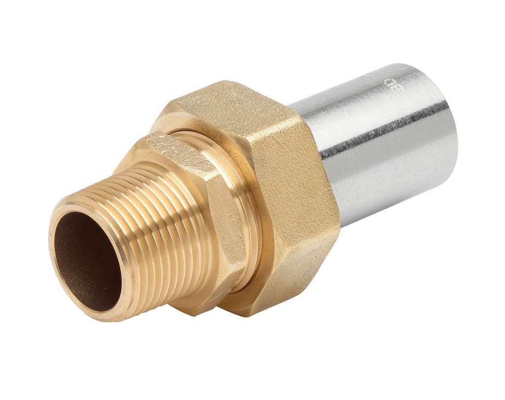 RACCORD 3 PIECES CAL20 M3/4" AC26,9 CONIQUE 6.25% NF540 RAC311