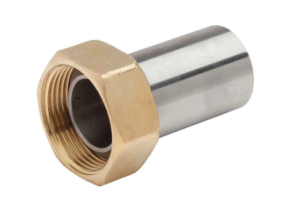 RACCORD 2P DROIT JPG 32 ECROU 1"1/2 AC42.4 + JOINT 8230111 NF540 RAC135 §