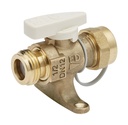 ROBINET ROAI AVEC BOUCHON/LIE M/M 1/2" NF078 ROB701SB §