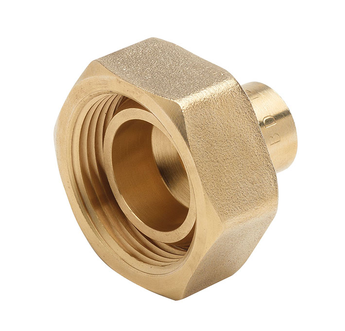 RACCORD 2 PIECES REDUCTION 25/15JSC ECROU G 1"1/4-CU18 NF540 RAC204