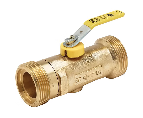 ROBINET D ARRET CAL25 500MB M/M JPG 1''1/4 RAC26/34 POIGNEE NF NF078 ROC062 §