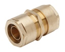 MANCHON LAITON PE/PE DN25 PE32 A SERRAGE MECANIQUE NF136