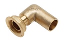 COUDE 90° CAL.20 ECROU JPC 6/20 CU22 SS PATTE NF540 8234052 COU103 §