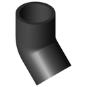 COUDE 45° LISSE D200 NF136 8022195 CLI200045 §