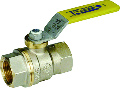 ROBINET TOURNANT SPHERIQUE GAZ F/F 1"1/4 PASSAGE TOTAL / 5 BAR NF078 ROB563