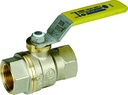 ROBINET TOURNANT SPHERIQUE GAZ F/F 1"1/2 PASSAGE TOTAL / 5 BAR NF078 ROB564 §