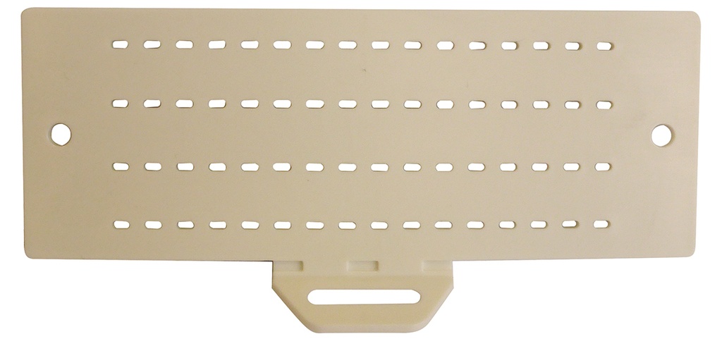 LOT 10 PLAQUES IDENTIFICATION INTERIEUR COFFRET (POUR CARACTERE A FENTE 6*11) *