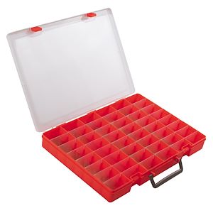 VALISE VIDE PVC ANTI-CHOC MULTI-COMPARTIMENTS *