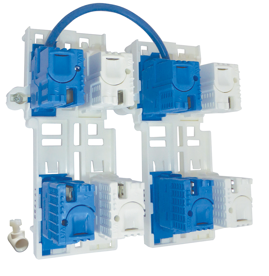 PLATINE CIBE MONO 2X60A 6980878 *