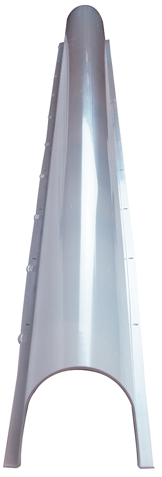 GOULOTTE GPC 90.90 GRISE 2M75 6880544 *