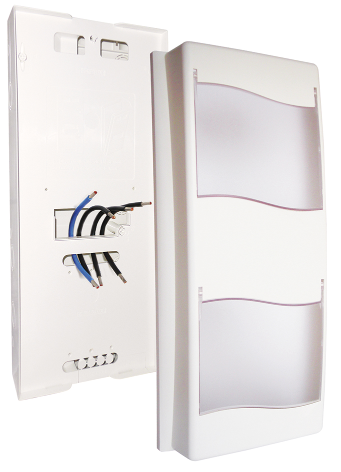 PANNEAU 250X550 COMPTEUR TRI + DISJONCTEUR + HABILLAGE 6981240