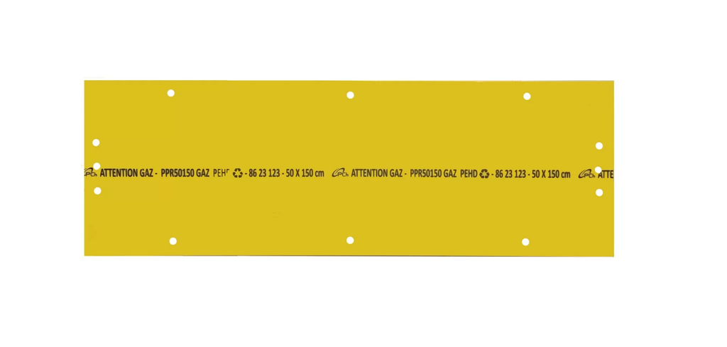 PLAQUE DE PROTECTION RESEAUX PPR 50 X 150 X 1.5 CM GAZ 8623123 §