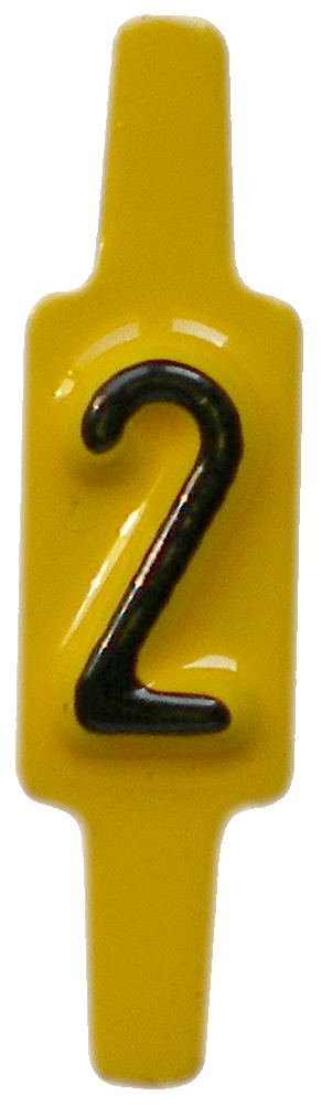 CARACTERE AMOVIBLE CHIFFRE -0- H 8MM  FOND JAUNE / RELIEF NOIR PAR 25 REGGDF/0