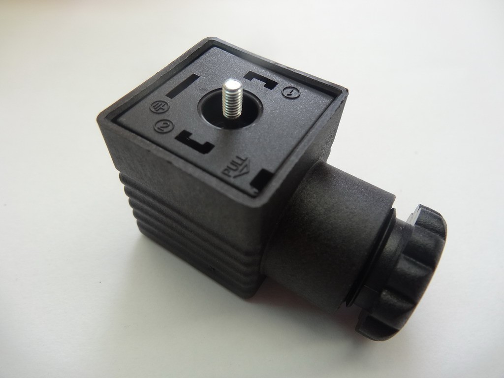 CONNECTEUR ELECTROVANNE TT DIAMETRE POUR BOBINE 12/24 VDC SANS CONDENSATEUR