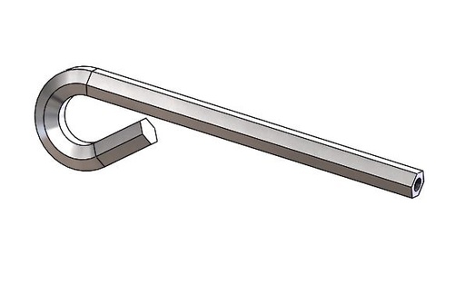 [BAN0001903] CLE DE CONDAMNATION POUR ROBINET 1/4 TOUR, DE SECURITE ET SECUROC 8433008 CLE011