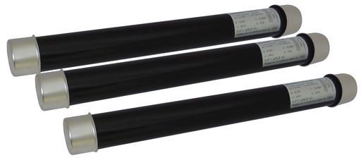 [MICAA001] ENS. 3 FUSIBLES HTA 24KV 6,3A 7302132