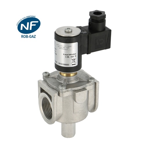 [SECNF092802] ELECTROVANNE GAZ M14/RM-NF 1/2" 230VCA 500MBAR ENT. 75MM ELV052 NF078 §